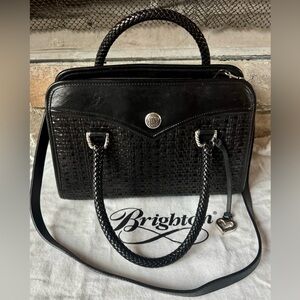 Brighton Black Leather Madison Purse